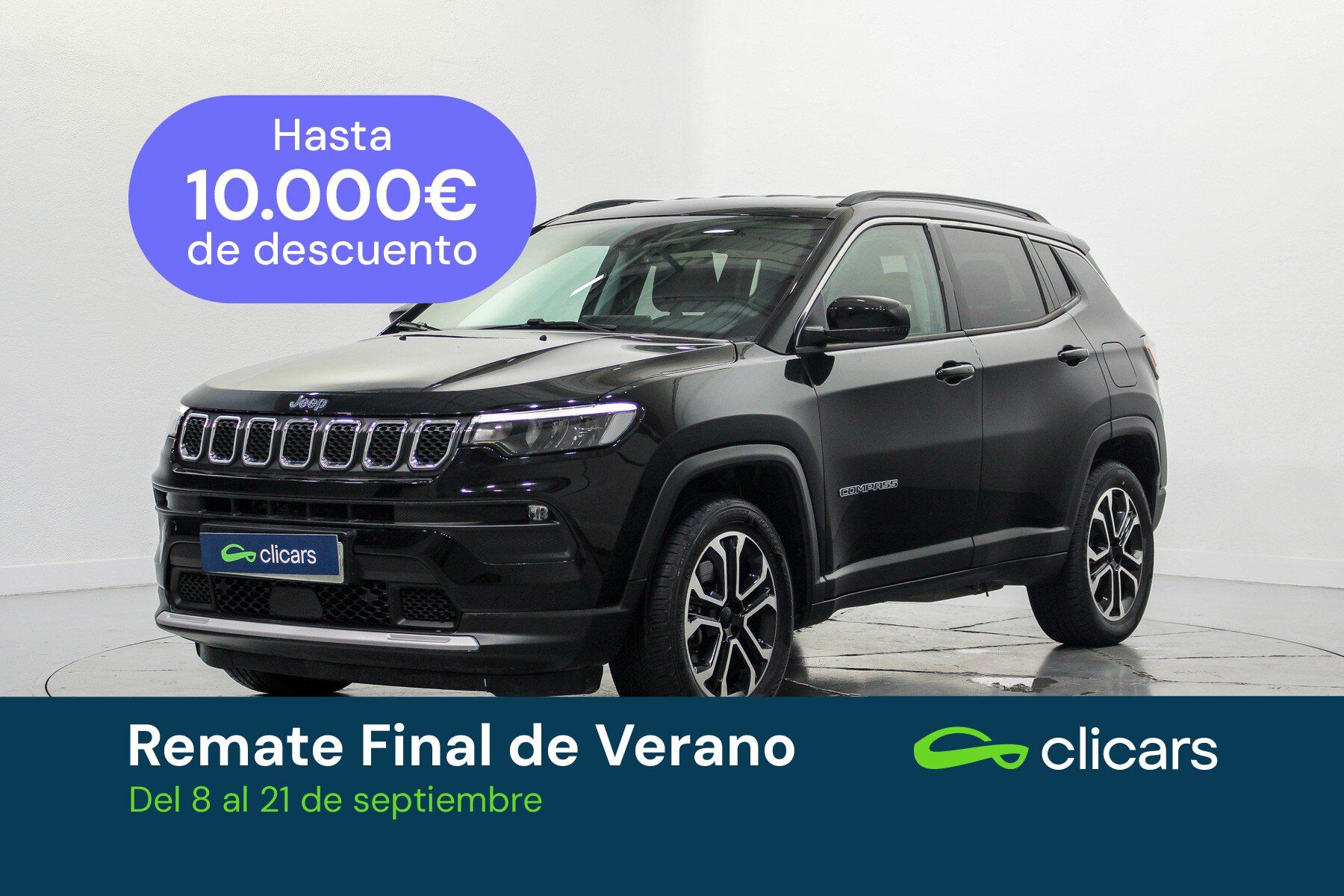 JEEP Compass (Compass 1.3 PHEV Longitude 4x4 Aut. 190) en Madrid