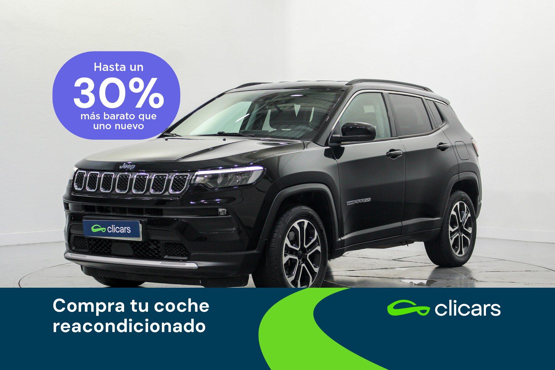 JEEP Compass (Compass 1.3 PHEV Longitude 4x4 Aut. 190) en Madrid