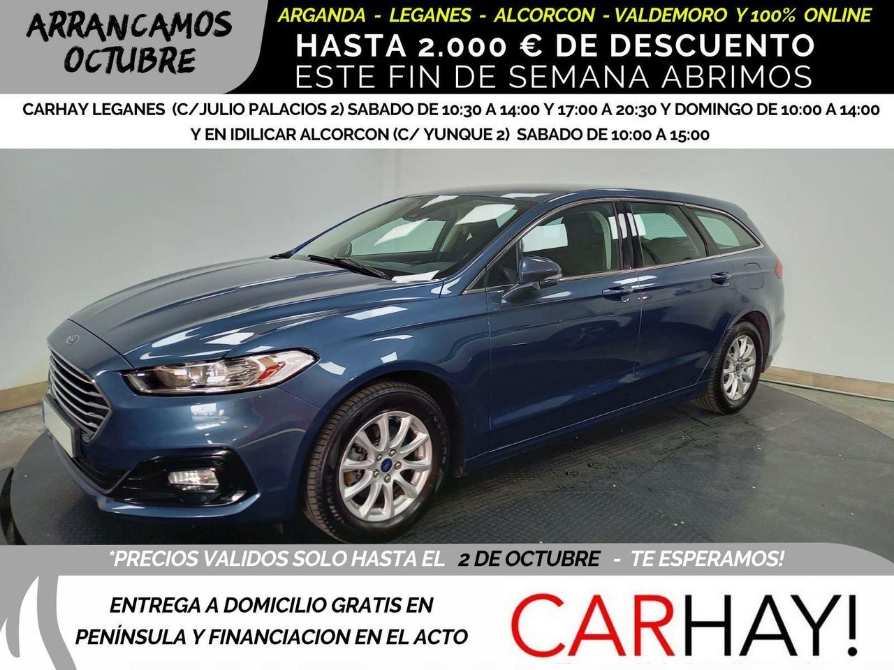 FORD Mondeo (2.0 TDCi 110kW PowerShift Trend) en Madrid