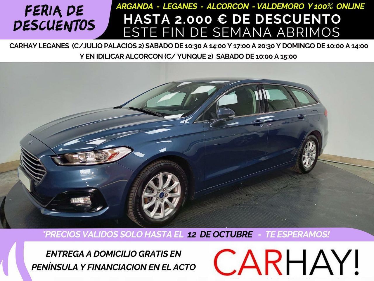 FORD Mondeo (2.0 TDCi 110kW PowerShift Trend) en Madrid
