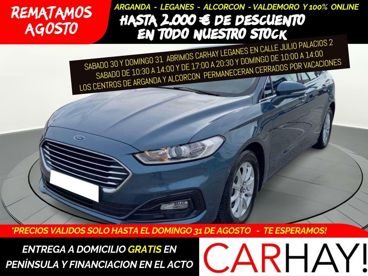 FORD Mondeo (2.0 TDCi 110kW PowerShift Trend) en Madrid
