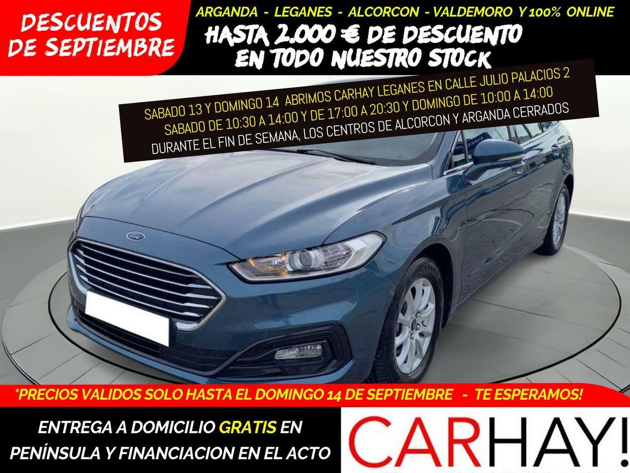 FORD Mondeo (2.0 TDCi 110kW PowerShift Trend) en Madrid