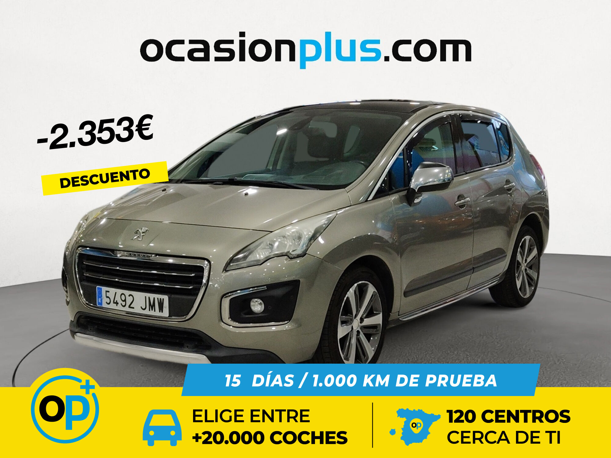 PEUGEOT 3008 (1.6 BlueHDi FAP Allure 88 kW (120 CV)) en Madrid