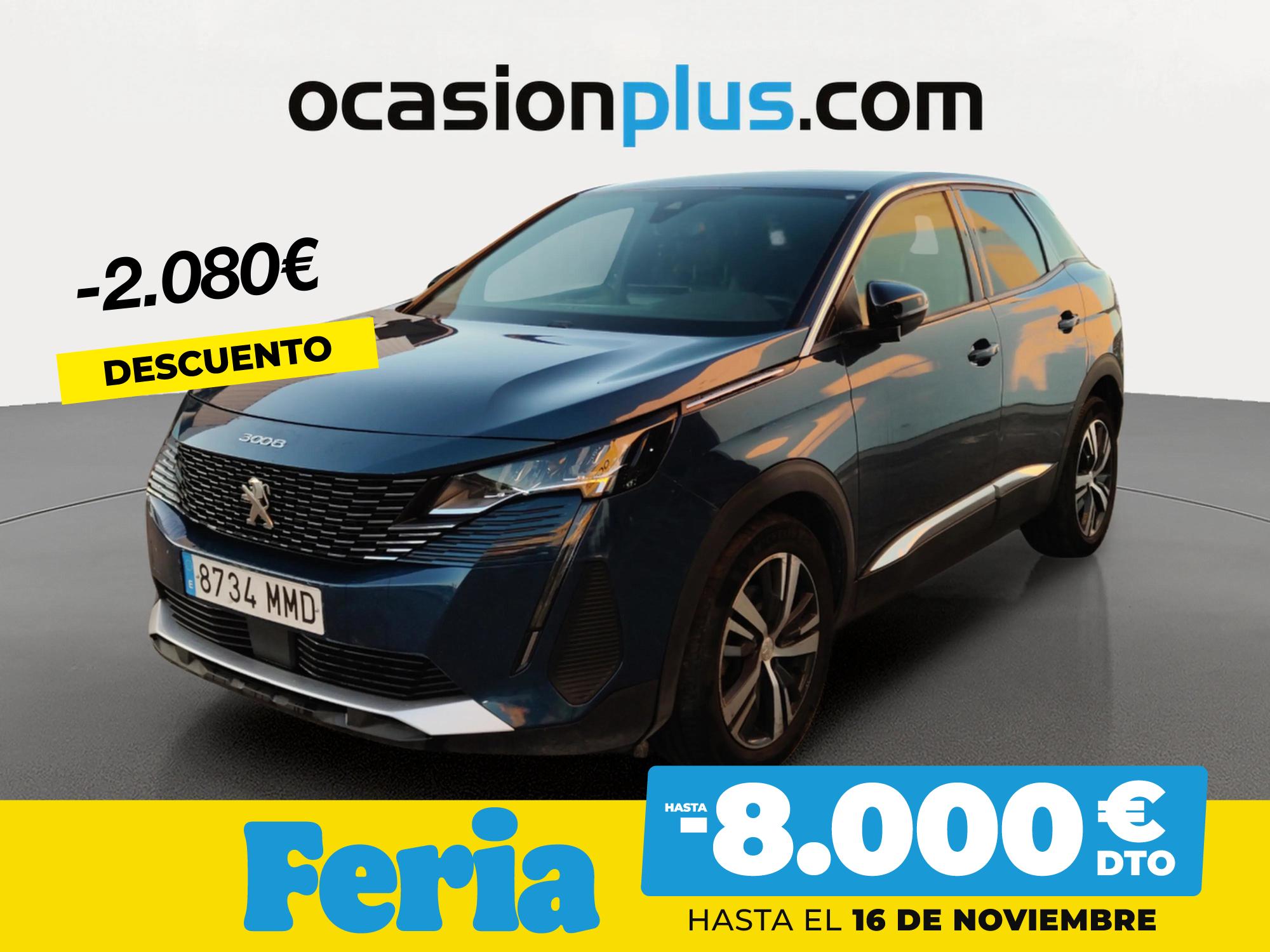 PEUGEOT 3008 (BlueHDi 130 S&S Allure Pack EAT8 96 kW (130 CV)) en Madrid