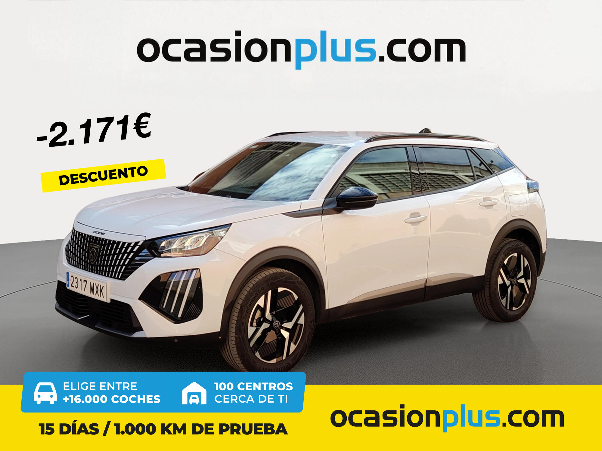 PEUGEOT 2008 (Allure Hybrid eDCS6 100 kW (136 CV)) en Madrid