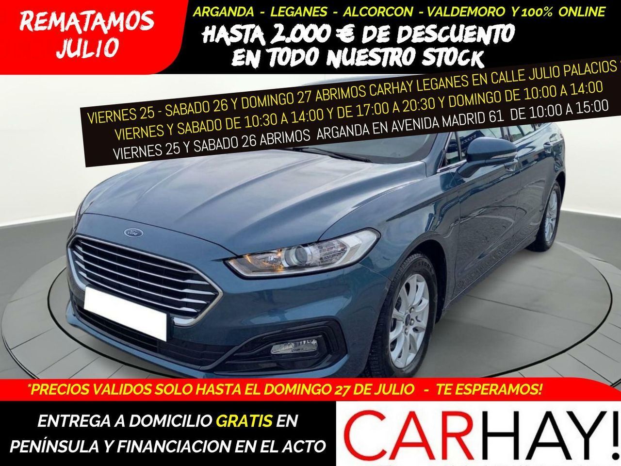 FORD Mondeo (2.0 TDCi 110kW PowerShift Trend) en Madrid