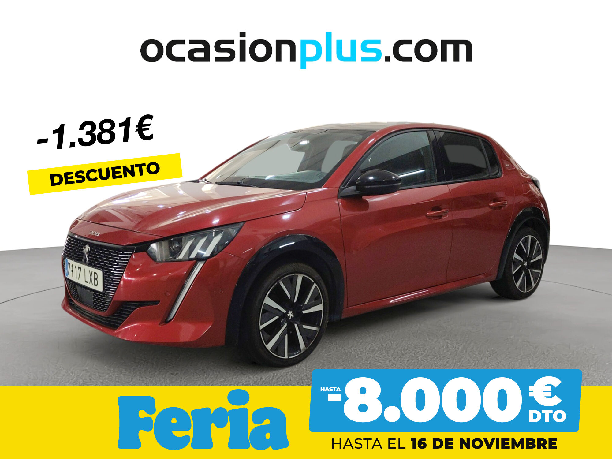 PEUGEOT 208 (PureTech 100 GT 75 kW (100 CV)) en Madrid