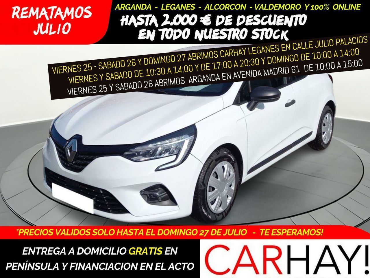 RENAULT Clio (BUSINESS BLUE DCI 63 KW (85CV)) en Madrid