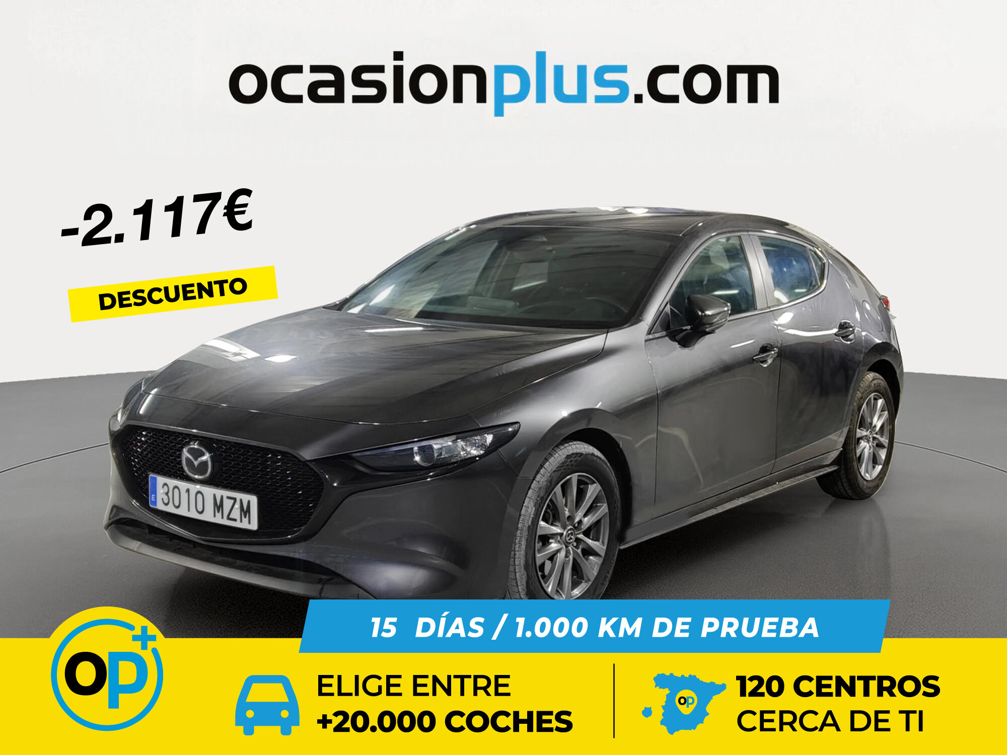 MAZDA Mazda3 (2.5L E-SKY G MHEV Prime-line 103 kW (140 CV)) en Madrid