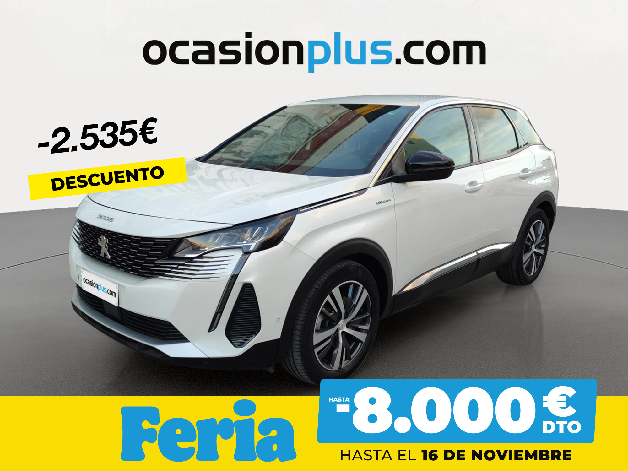 PEUGEOT 3008 (Hybrid 300 Allure Pack e-EAT8 221 kW (300 CV)) en Madrid