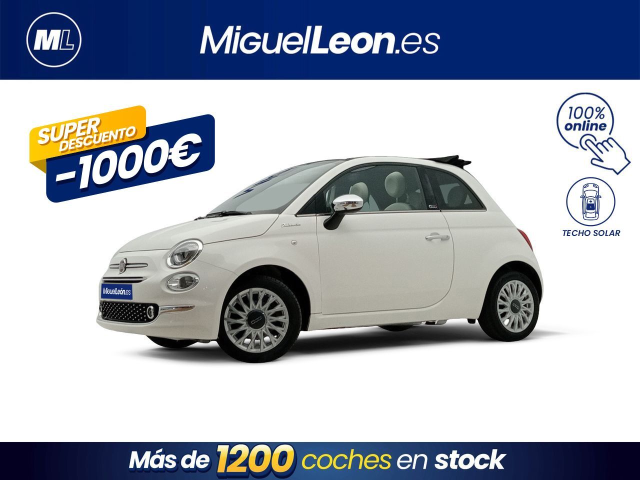 FIAT 500 (Dolcevita 1.0 Hybrid 51KW (70 CV)) en Palmas, Las
