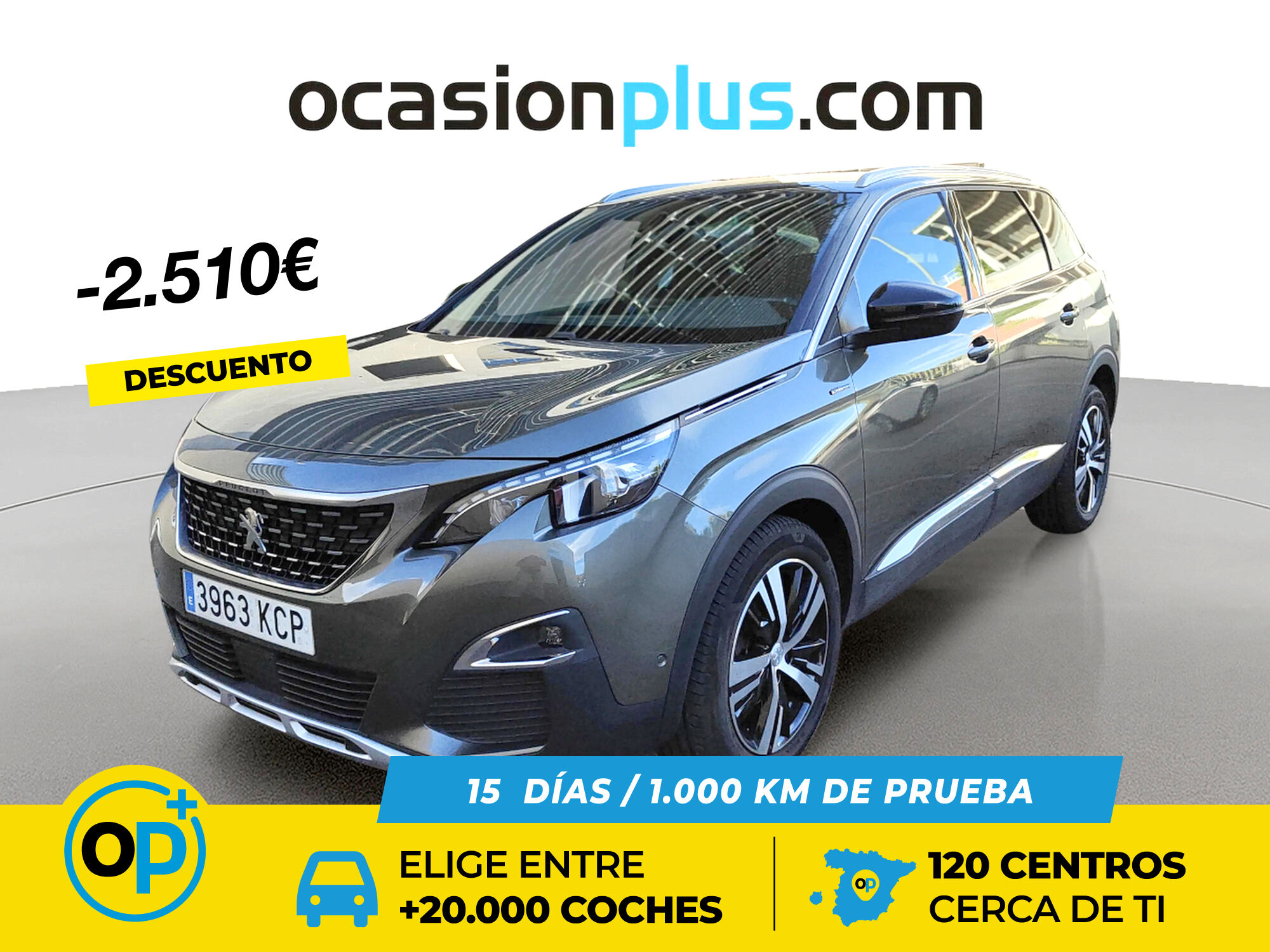 PEUGEOT 5008 (2.0L BlueHDi GT-Line  S&S 110 kW (150 CV)) en Madrid