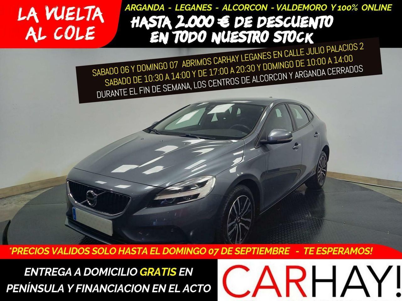VOLVO V40 (2.0 D2 MOMENTUM GEARTRONIC AUT) en Madrid