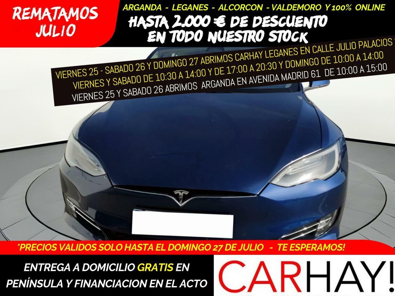 TESLA Model 3 (100D 4WD berlina con portón 345KW 5P) en Madrid
