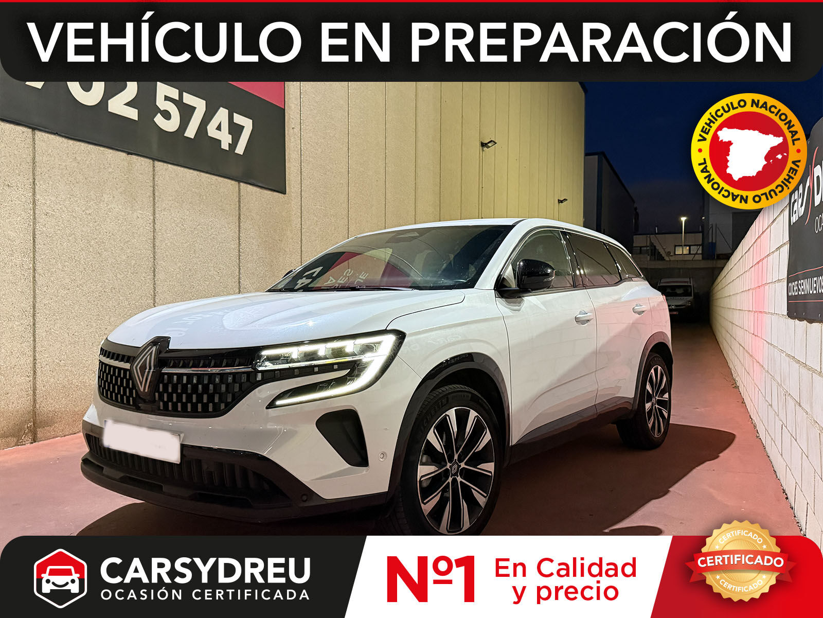 RENAULT Austral (Techno Mild Hybrid 116kW Auto) en Madrid