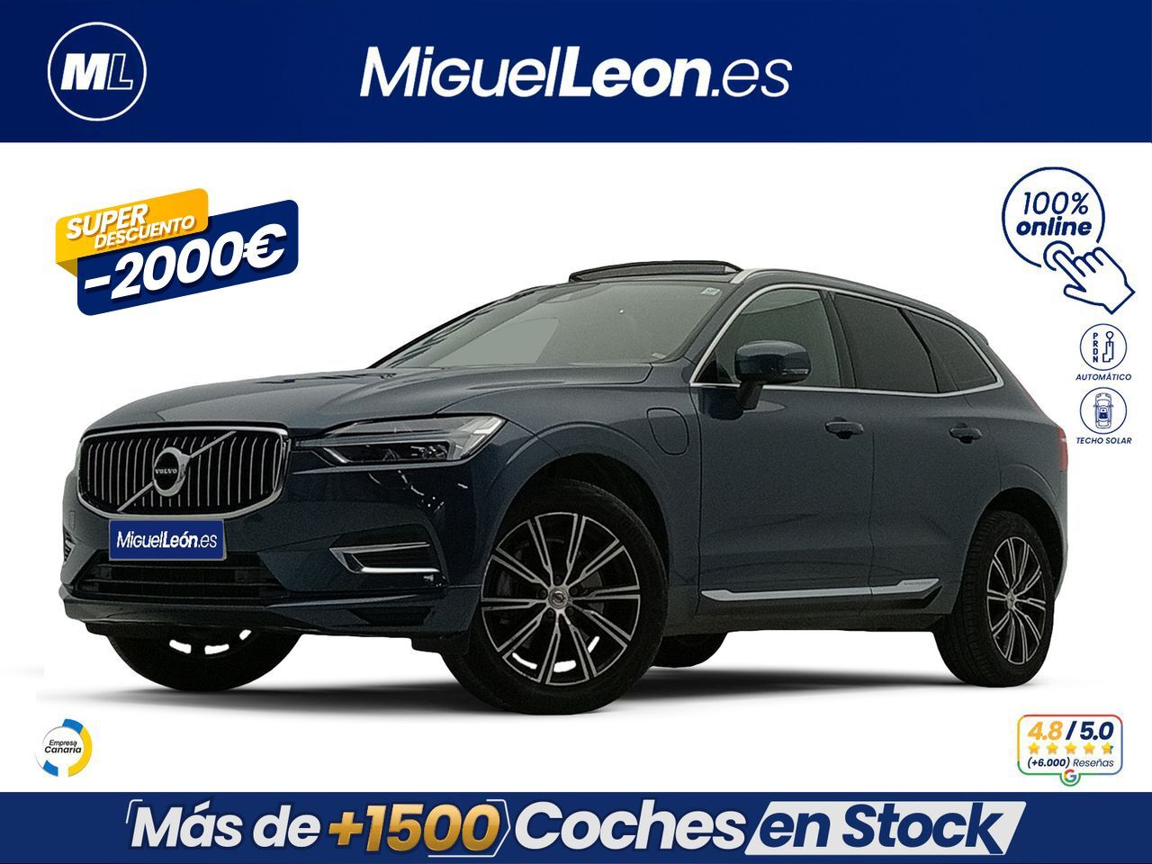 VOLVO XC60 (2.0 T8 AWD Inscription Auto) en Palmas, Las