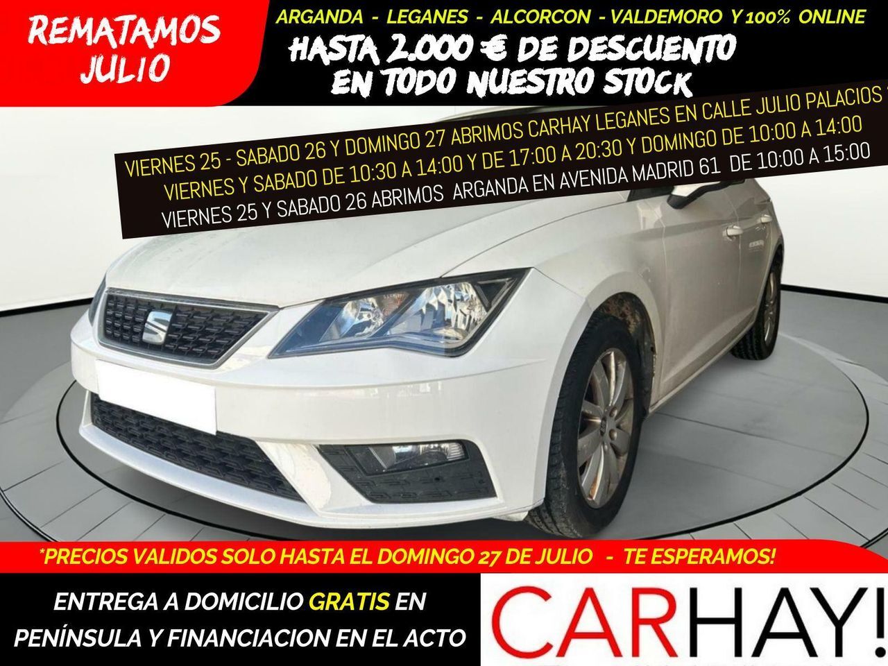 SEAT León (1.4 TGI GNC ST&SP REFERENCE PLUS 81KW 5P) en Madrid