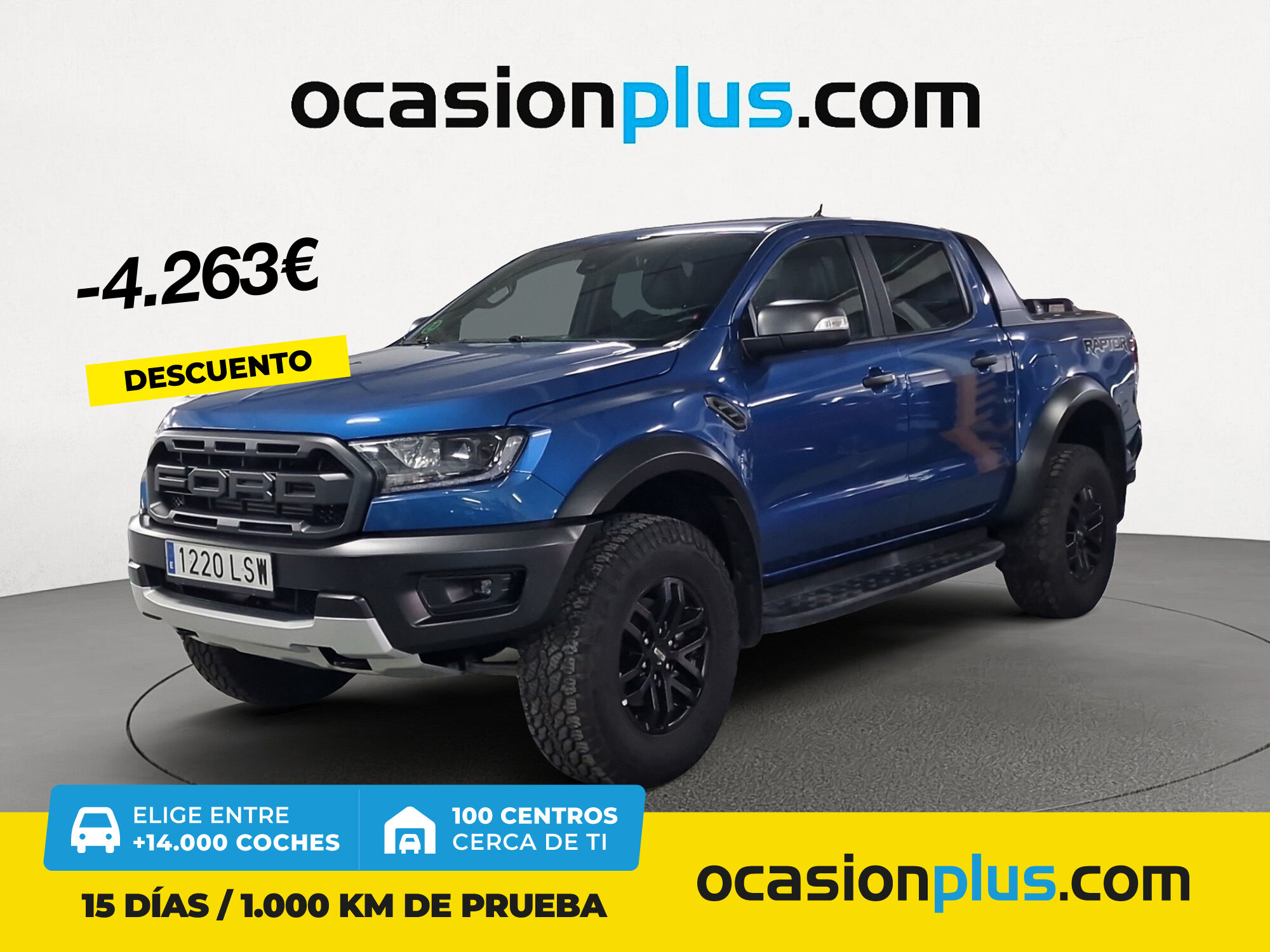 FORD Ranger (Pickup 2.0 Ecoblue Doble Cabina Raptor 4x4 AT 157 kW (213 CV))