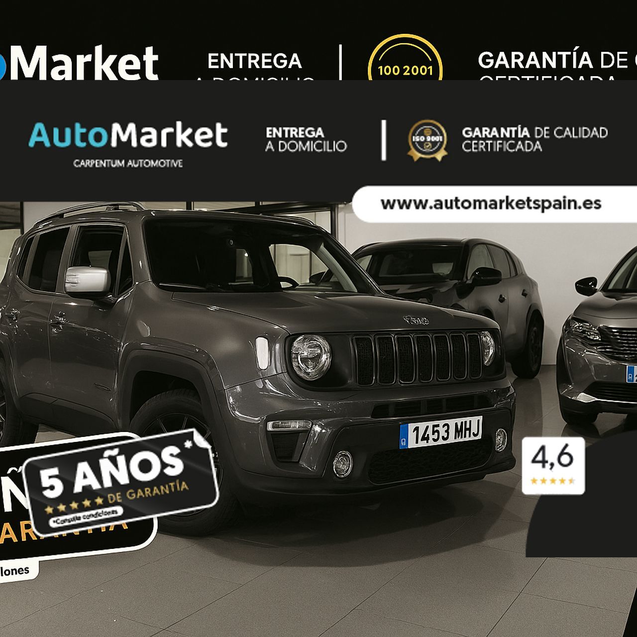 JEEP Renegade (EHYBRID 1.5 96KW(130CV) LIMITED ATX) en Lugo