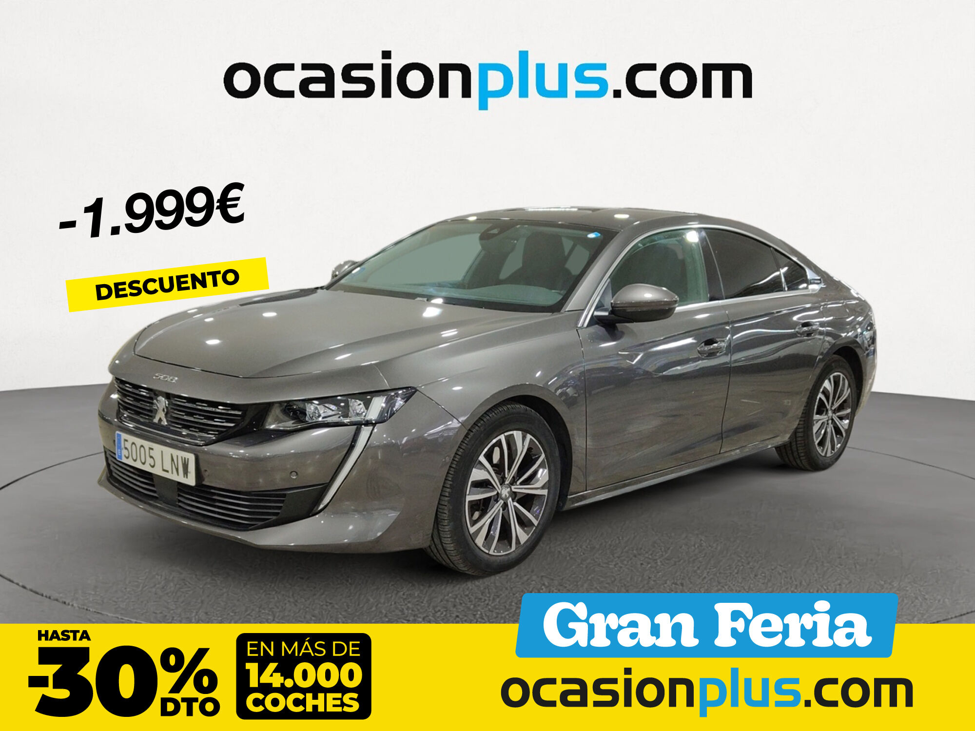 PEUGEOT 508 (Allure Pack Hybrid e-EAT8 165 kW (225 CV)) en Madrid