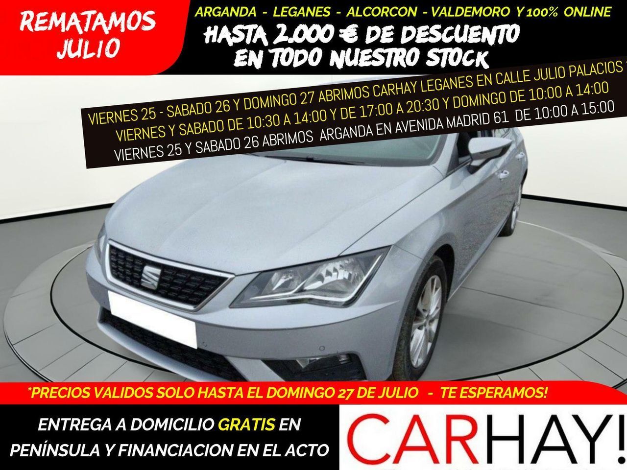 SEAT León (1.4 TGI GNC DSG-7 St&Sp Style) en Madrid