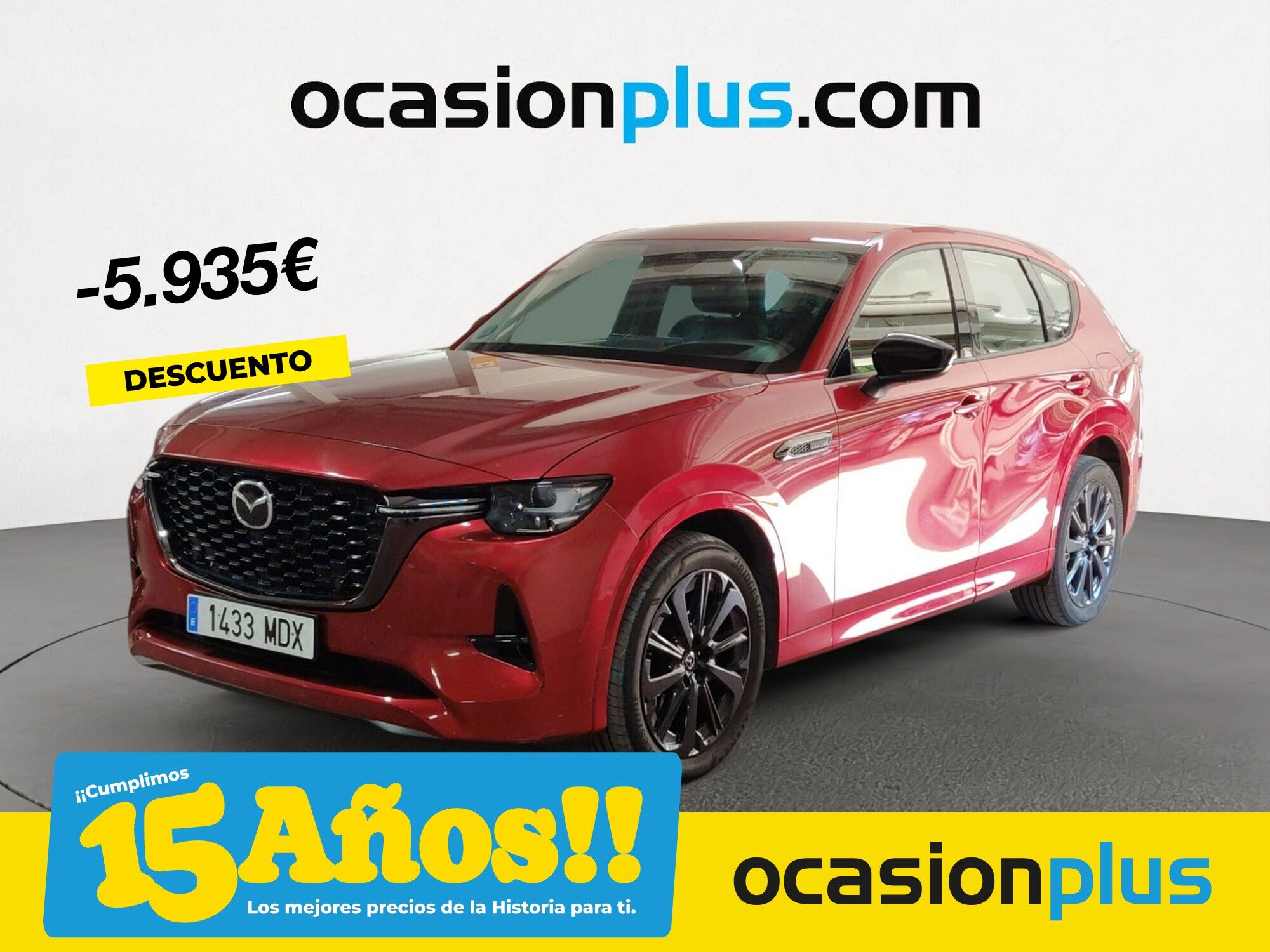 MAZDA CX-60 (e-Skyactiv D MHEV Homura Com-P 8AT 147 kW (200 CV)) en Madrid