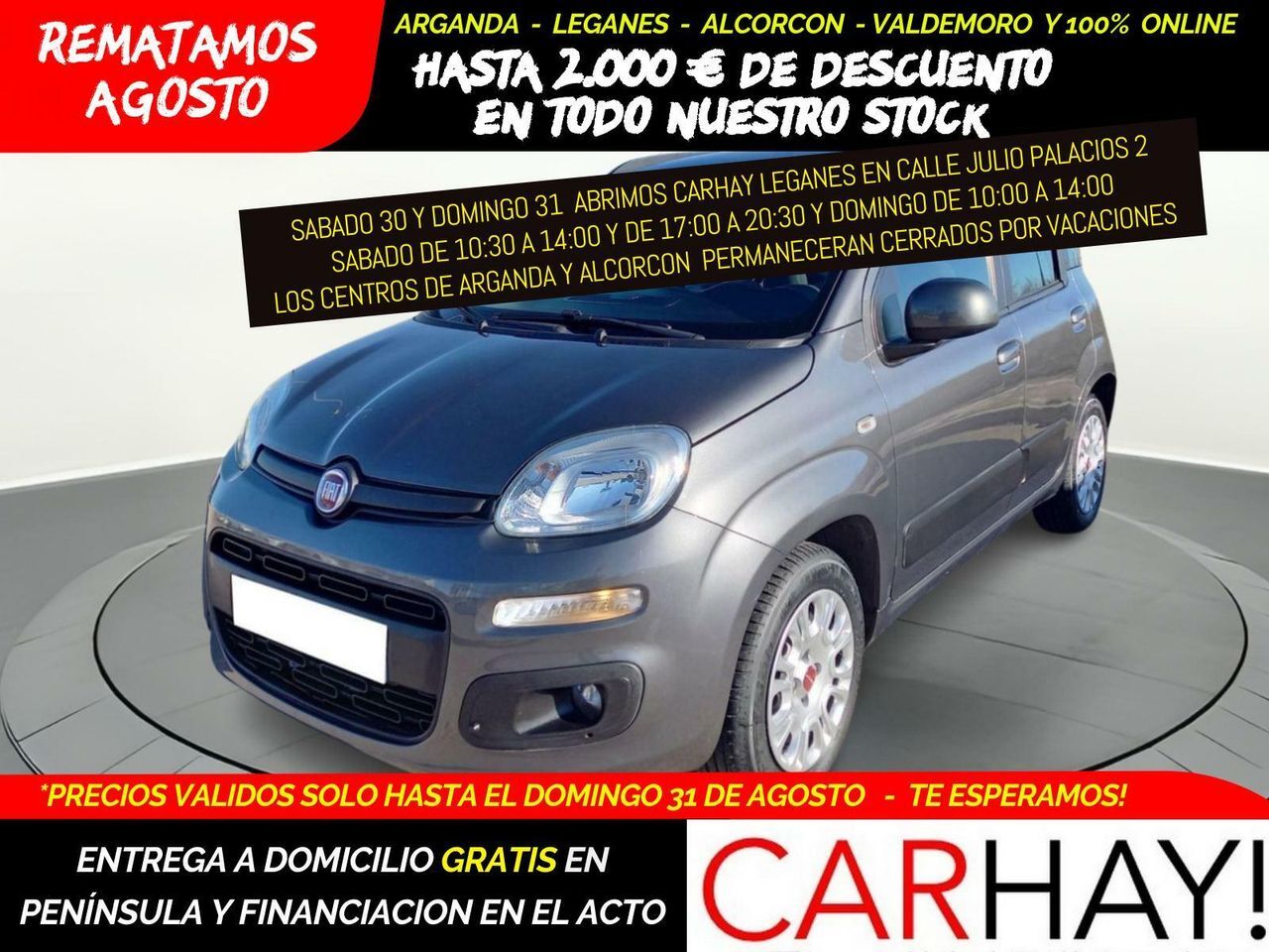 FIAT Panda (1.2 LOUNGE 69CV) en Madrid