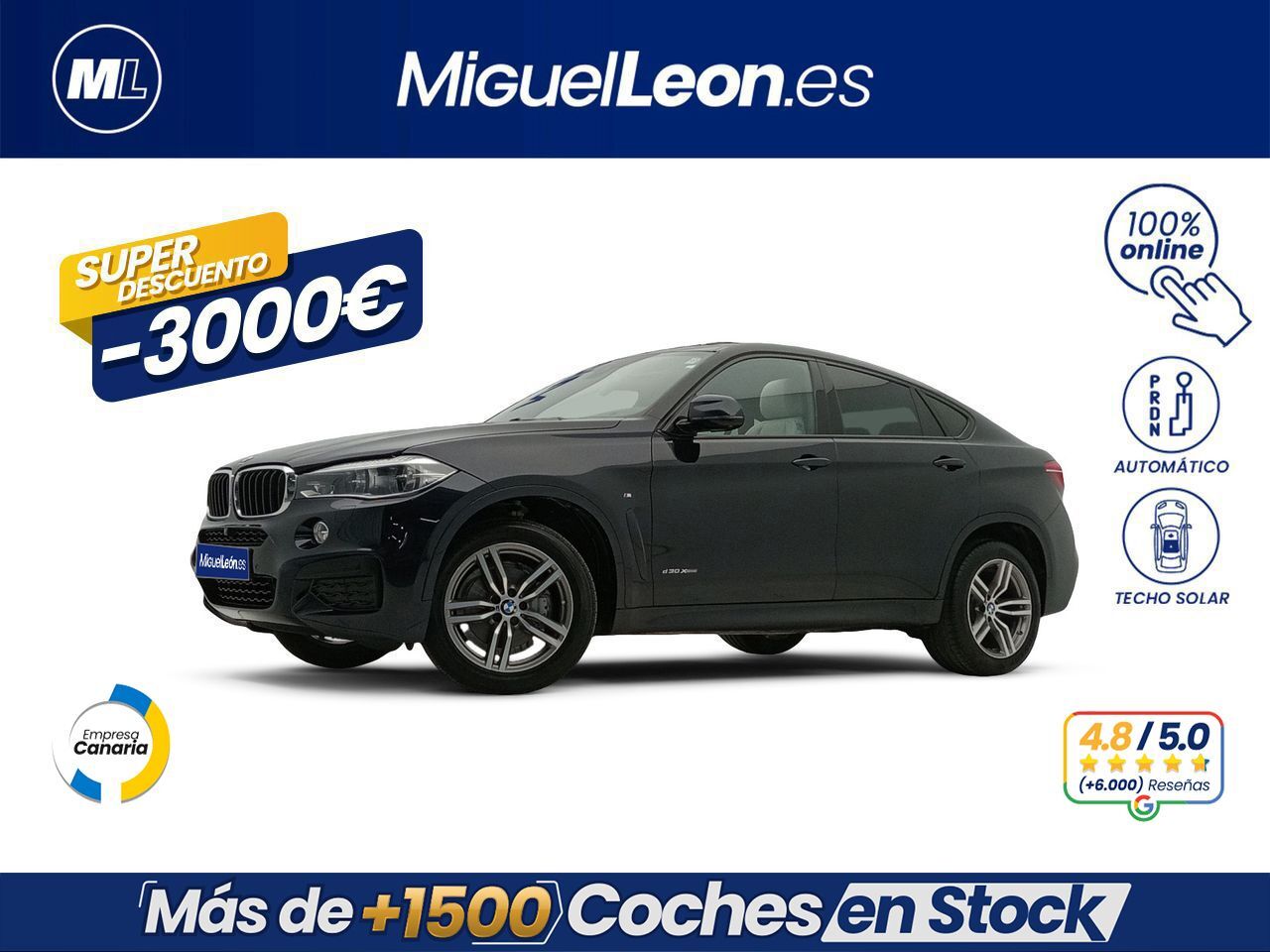 BMW X6 (xDrive30d) en Palmas, Las