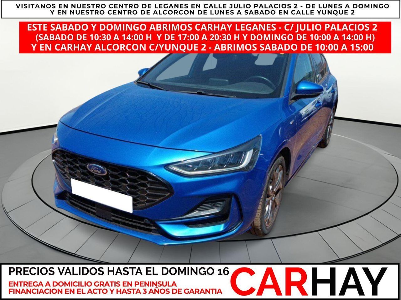 FORD Focus (1.0 Ecoboost MHEV 92kW ST-Line Style SIP) en Madrid