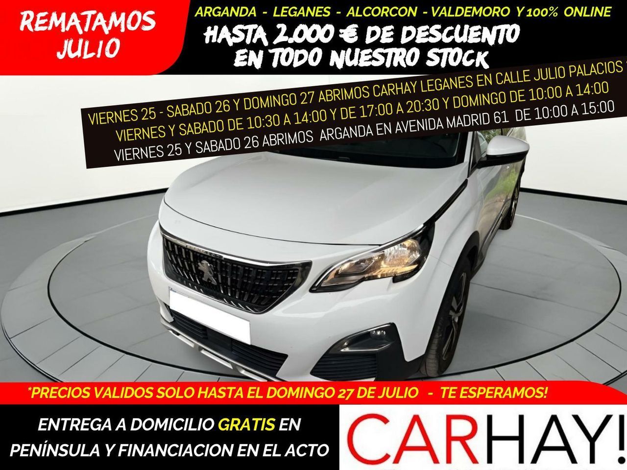 PEUGEOT 3008 SUV (ALLURE 1.5 HDI 130CV MT6 E6DT) en Madrid