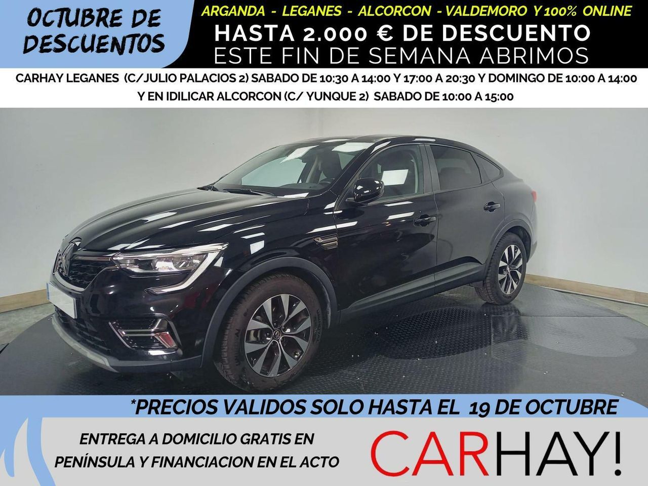 RENAULT Arkana (BUSINESS 1.6 E-TECH HYBRID  BVA6 E6D 145) en Madrid