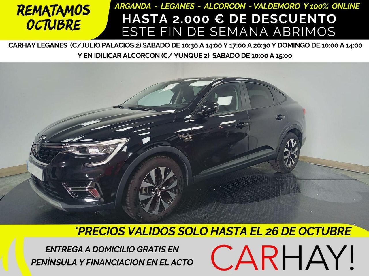 RENAULT Arkana (BUSINESS 1.6 E-TECH HYBRID  BVA6 E6D 145) en Madrid