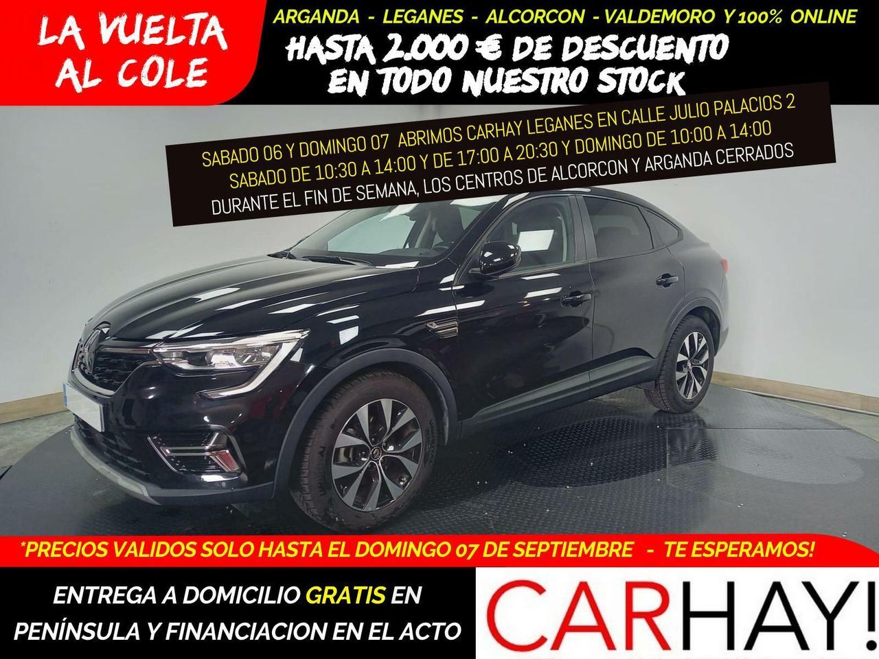 RENAULT Arkana (BUSINESS 1.6 E-TECH HYBRID  BVA6 E6D 145) en Madrid