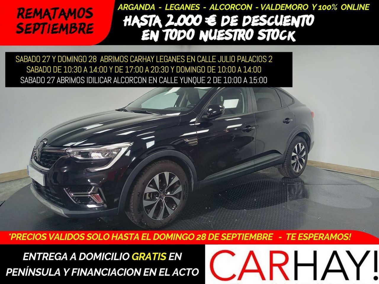 RENAULT Arkana (BUSINESS 1.6 E-TECH HYBRID  BVA6 E6D 145) en Madrid