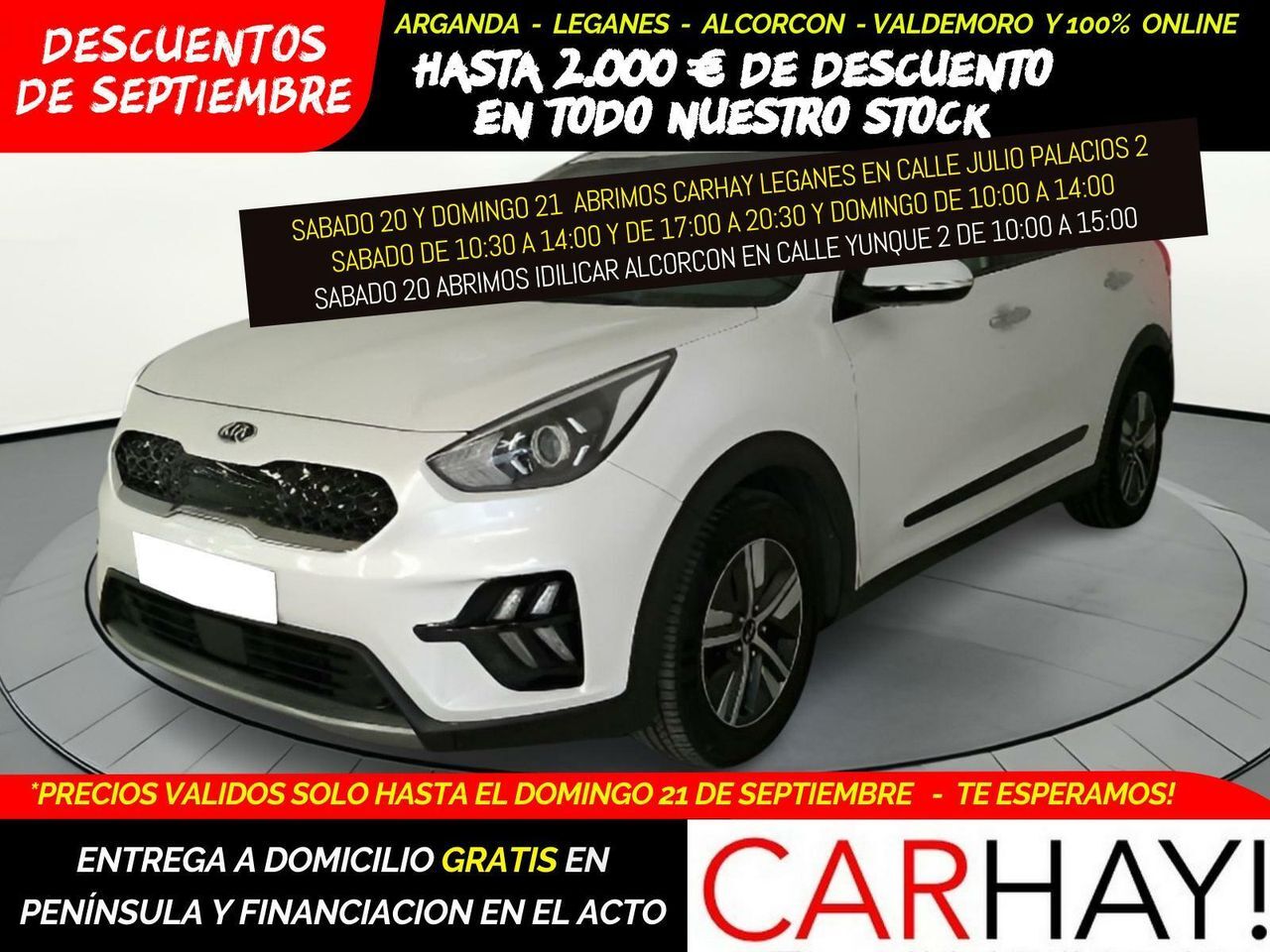 KIA Niro (1.6 GDI HEV 104KW (141CV) DRIVE) en Madrid