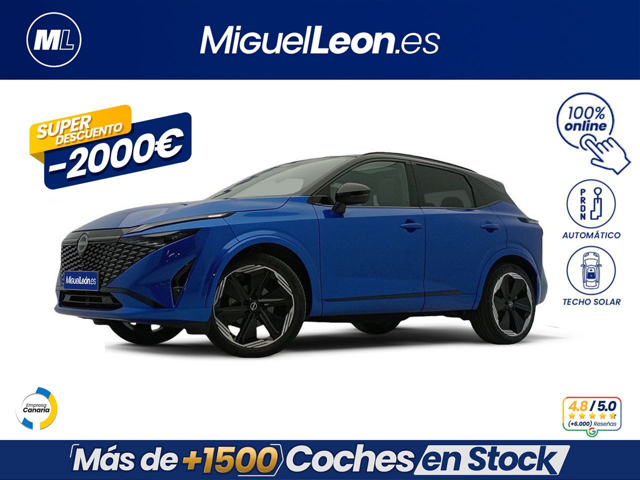 NISSAN Qashqai (DIG-T 116kW mHEV Xtronic 4x4 N-Connecta) en Palmas, Las