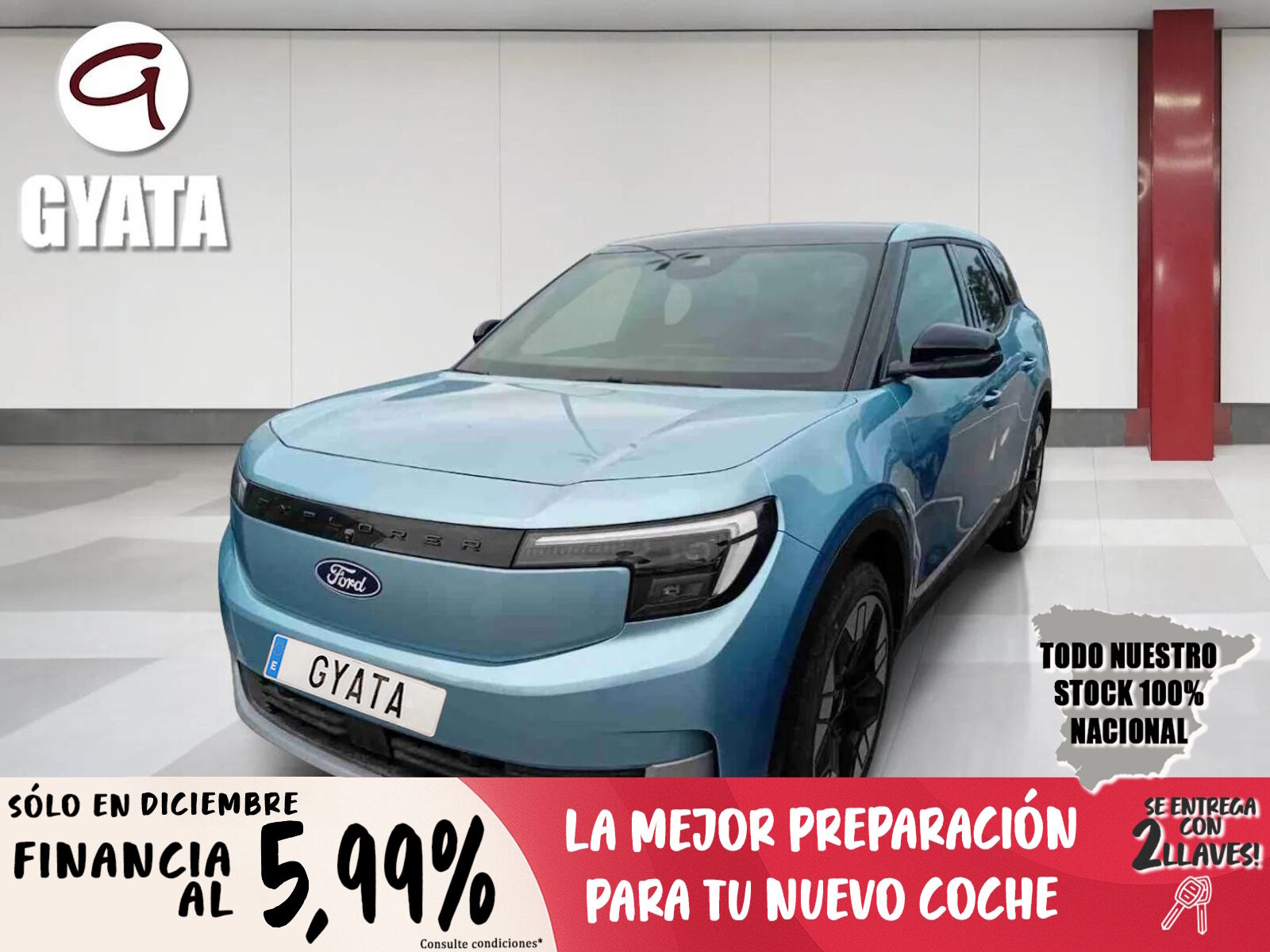 FORD Explorer (CX740S Premium R. Ext. AWD 78kWh 250 kW (340 CV)) en Madrid