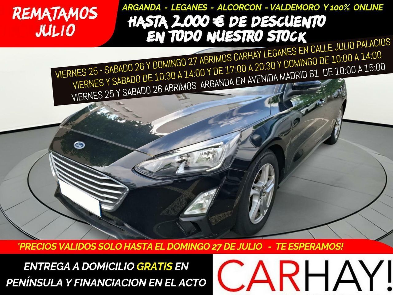 FORD Focus (TREND BUSINESS 1.5 ECOBLUE 95CV BVM6) en Madrid