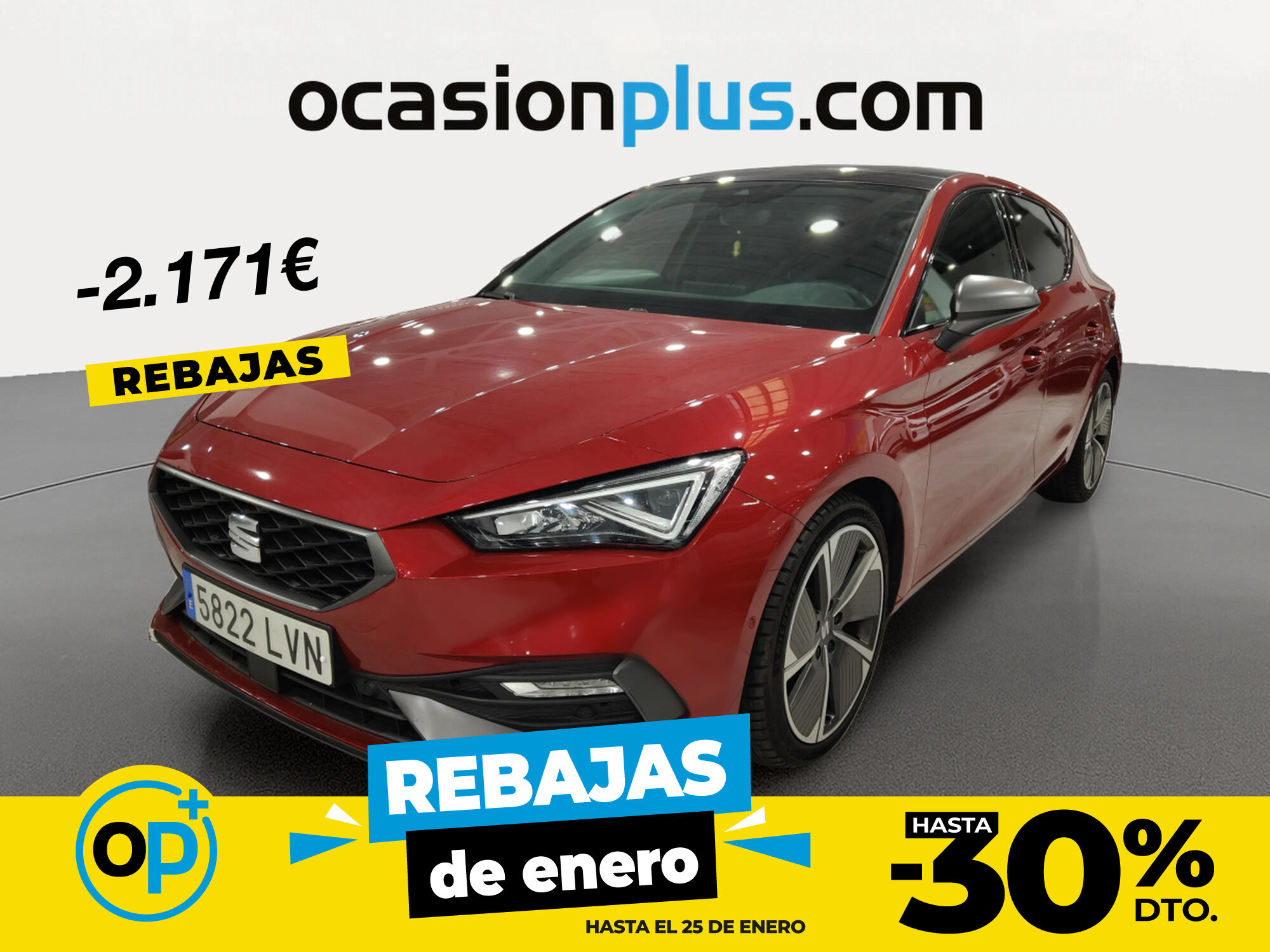 SEAT León (1.5 TSI S&S FR Go L 110 kW (150 CV)) en Madrid