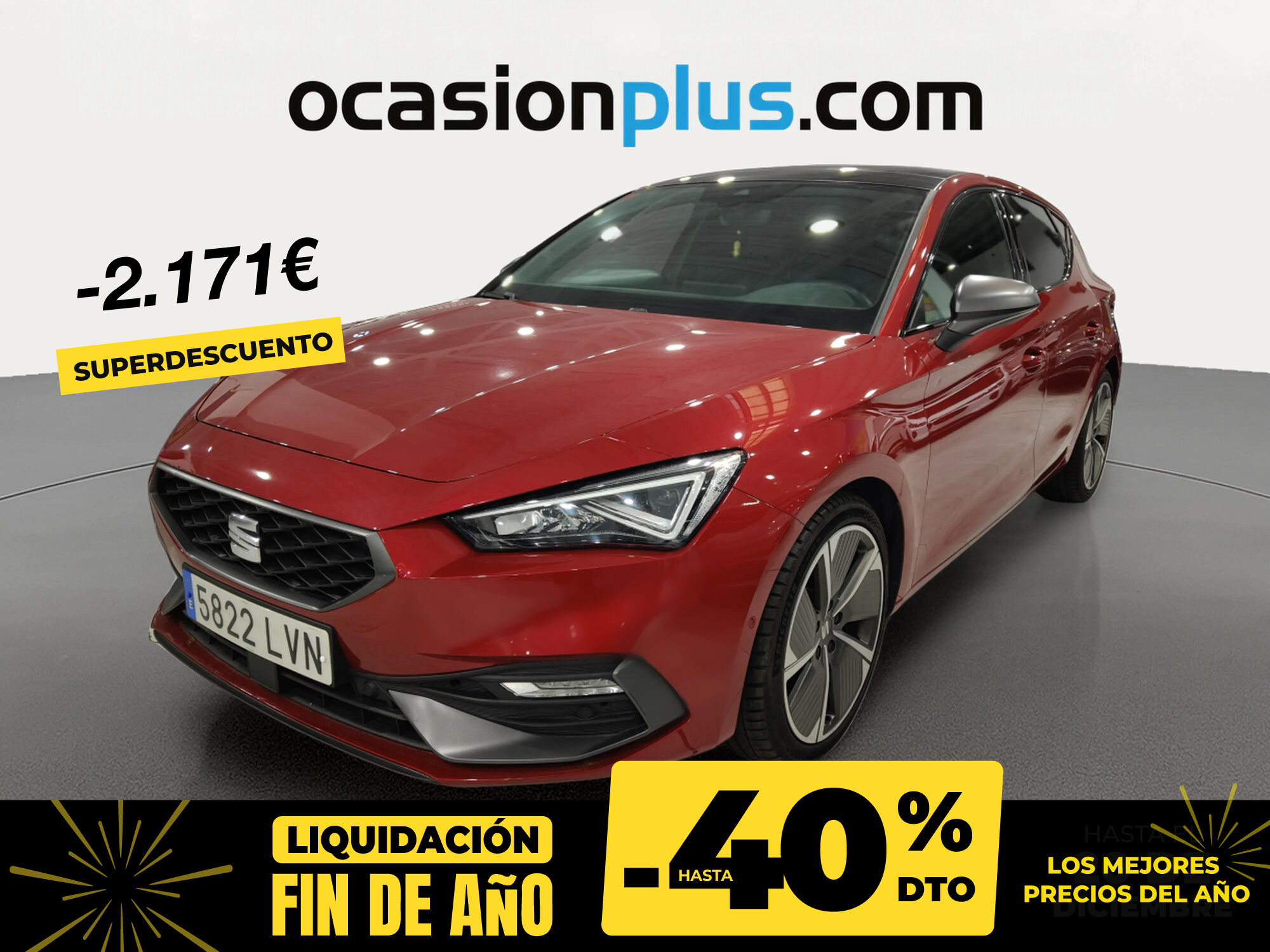 SEAT León (1.5 TSI S&S FR Go L 110 kW (150 CV)) en Madrid