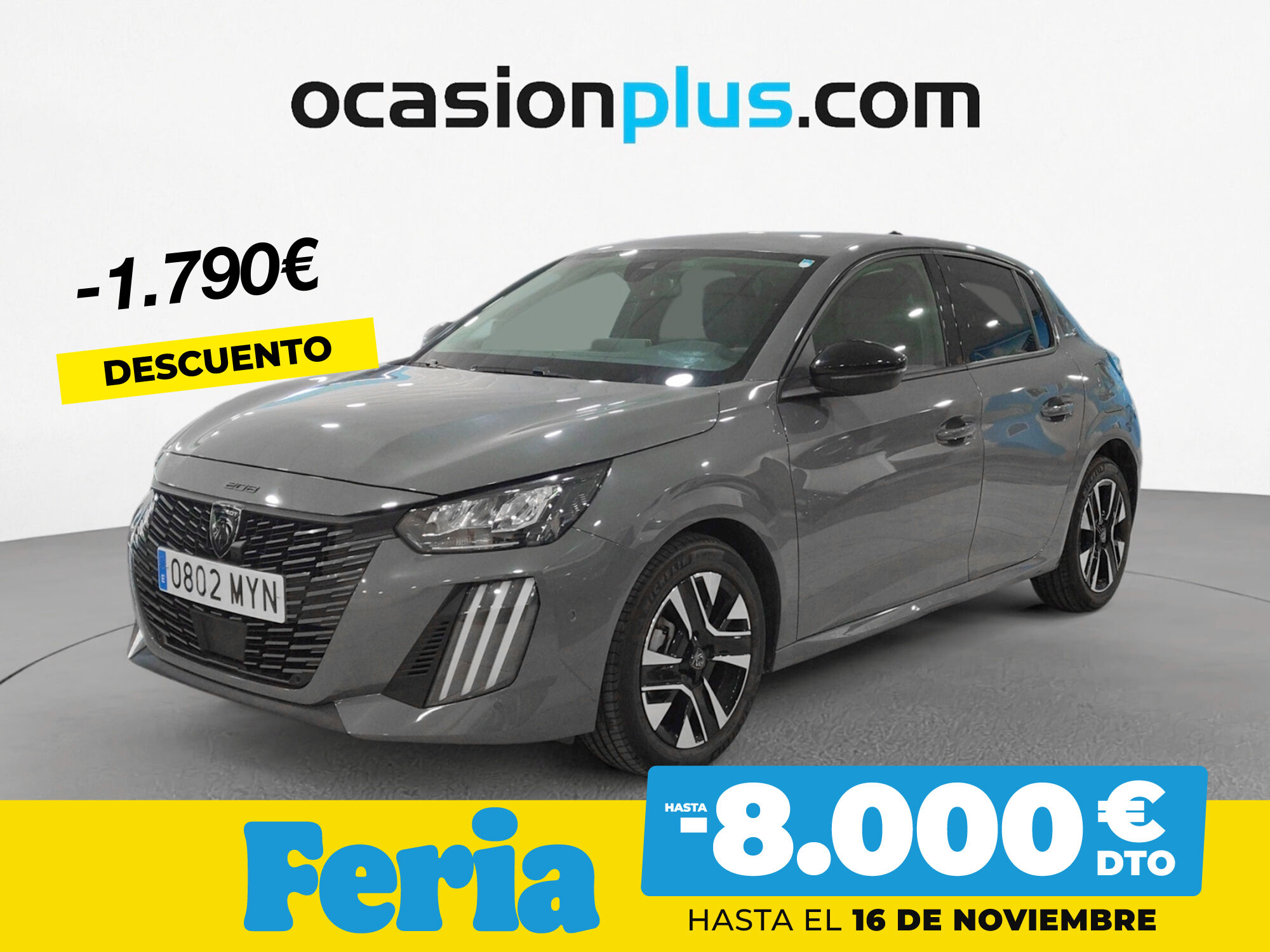 PEUGEOT 208 (PureTech 100 Allure 75 kW (100 CV)) en Madrid