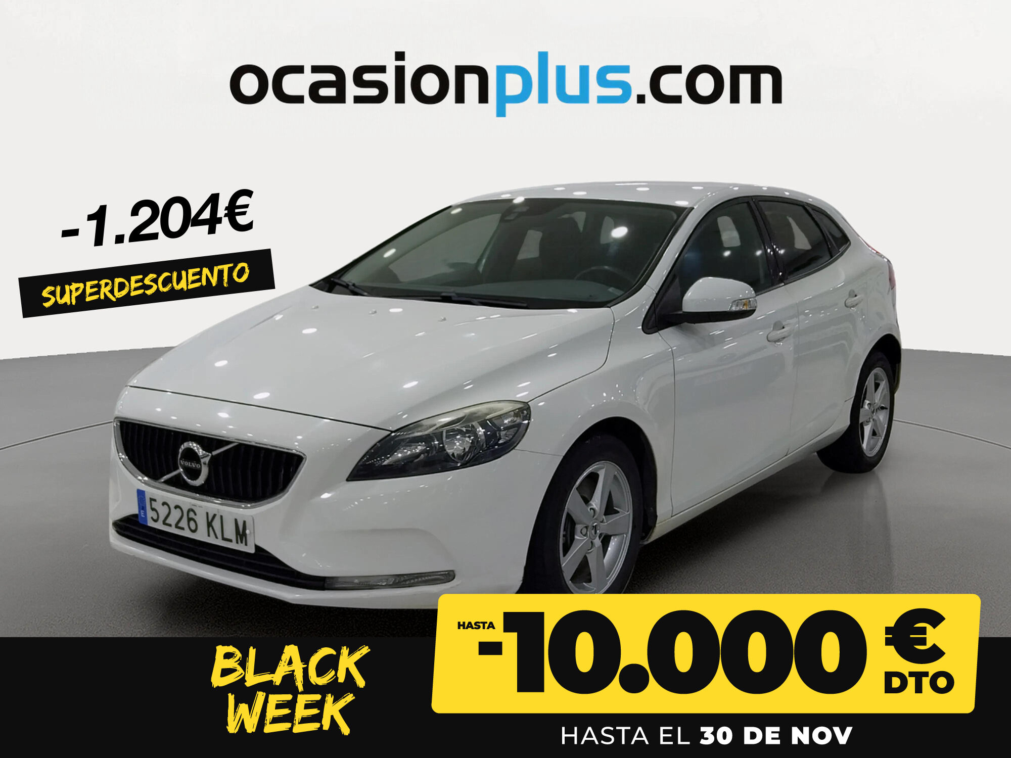 VOLVO V40 (D2 Kinetic Auto 88 kW (120 CV)) en Madrid