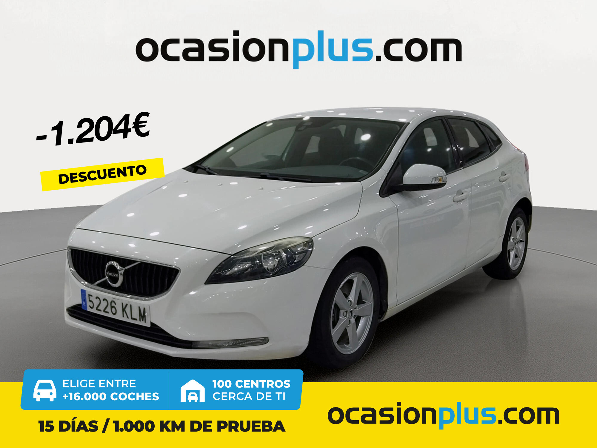 VOLVO V40 (D2 Kinetic Auto 88 kW (120 CV)) en Madrid