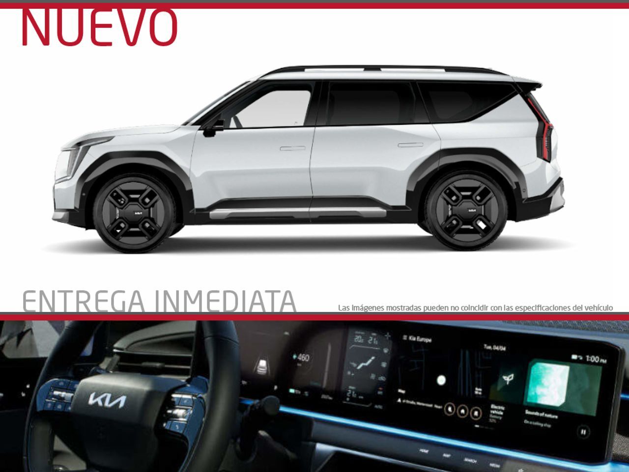 KIA EV9 (GT-Line 99,8kWh 283kW AWD 7pl) en Barcelona