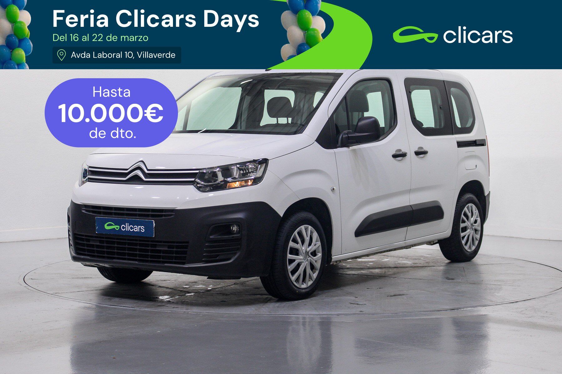 Foto del CITROEN Berlingo BlueHDi S&S Talla M Live Pack 100