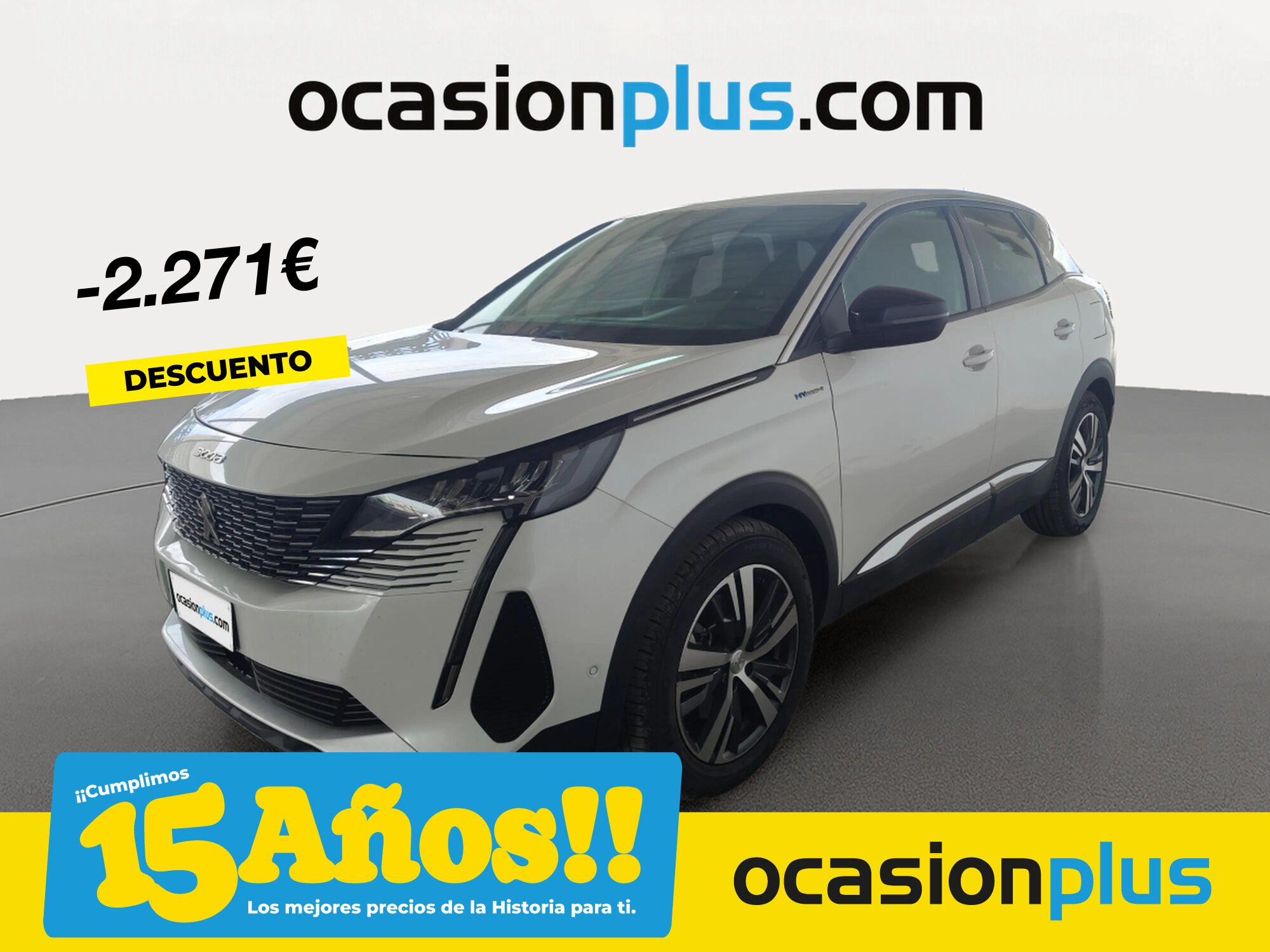 PEUGEOT 3008 (Hybrid 300 Allure Pack e-EAT8 221 kW (300 CV)) en Madrid