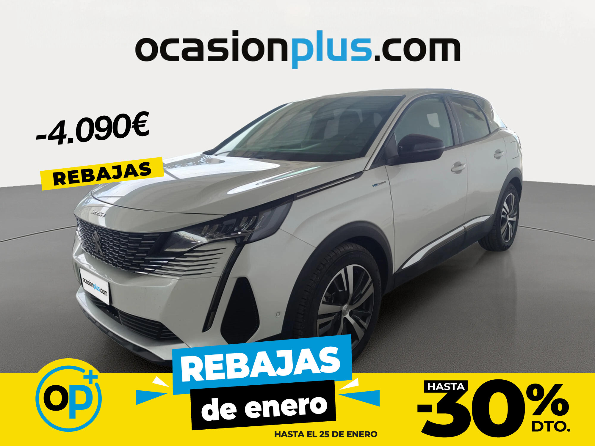 PEUGEOT 3008 (Hybrid 300 Allure Pack e-EAT8 221 kW (300 CV)) en Madrid