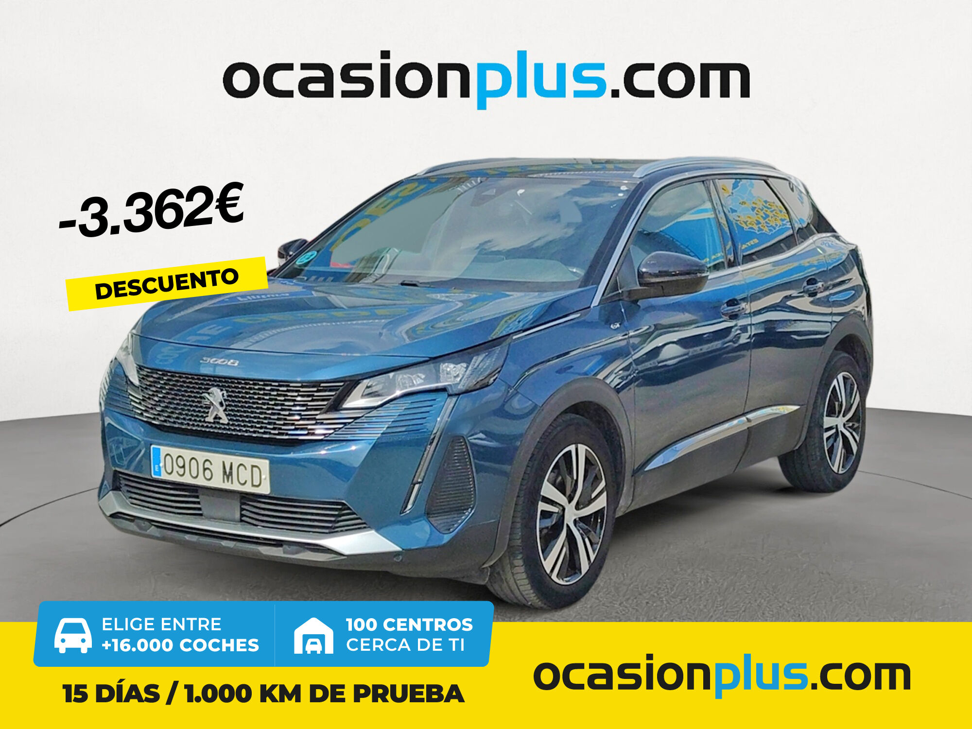 PEUGEOT 3008 (BlueHDi 130 S&S GT EAT8 96 kW (130 CV)) en Madrid