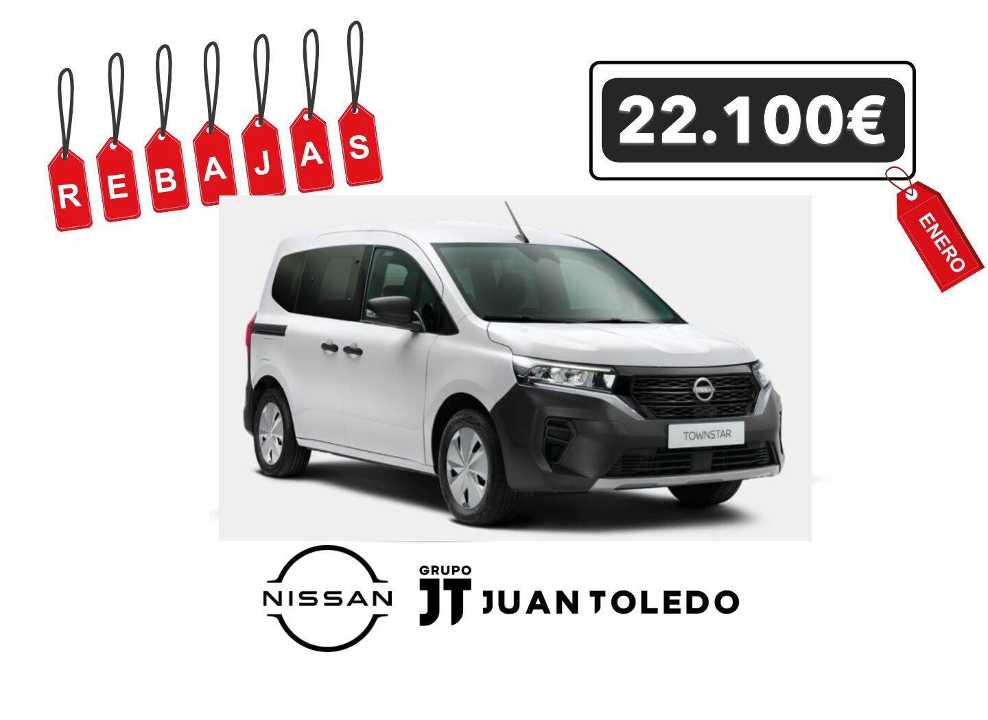 NISSAN Townstar (1.3G 130cv L1 Acenta+ 5 plazas) en Palmas, Las
