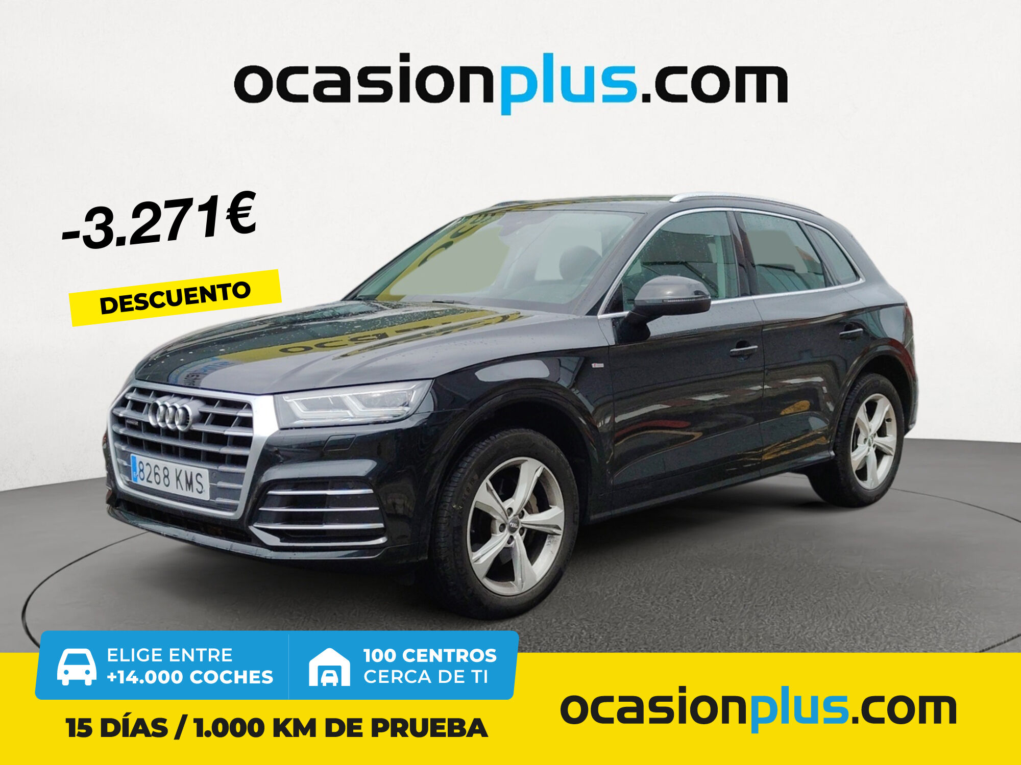 AUDI Q5 (S line 2.0 TDI quattro 120 kW (163 CV) S tronic) en Madrid